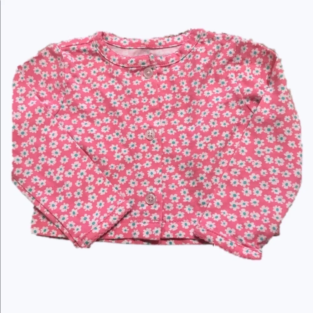 Carter’s Pretty Pink Daisy Cardigan